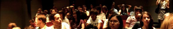 Theater Crowd, 92Y, NYC - Masks Premiere, Karl von Kries and Pat Smith